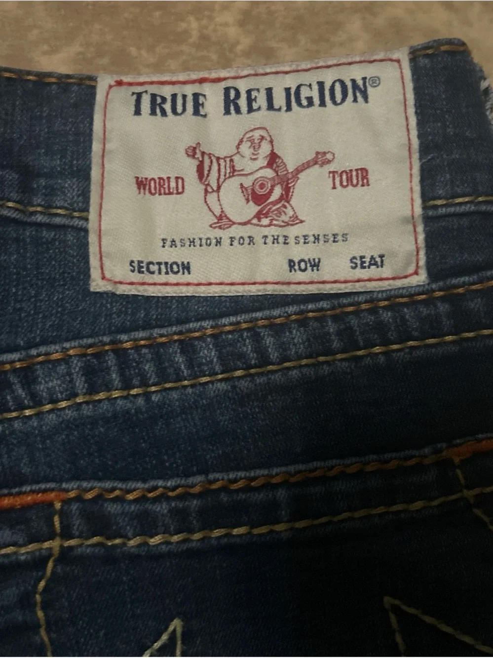 True religion Dark Blue men Slim Jeans size 29x32